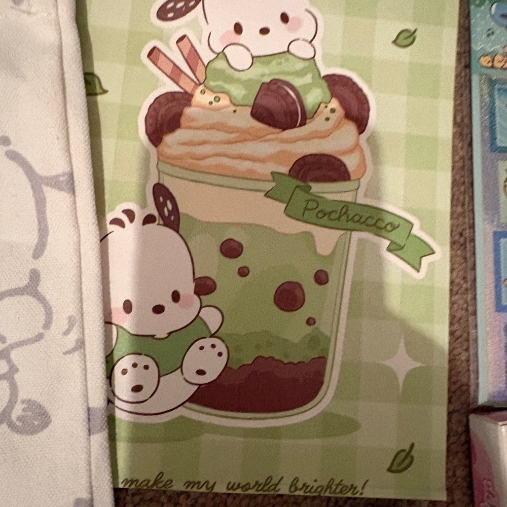 NWOT Sanrio extra large pochacco bag and more stationary bundle - Picture 5 of 13
